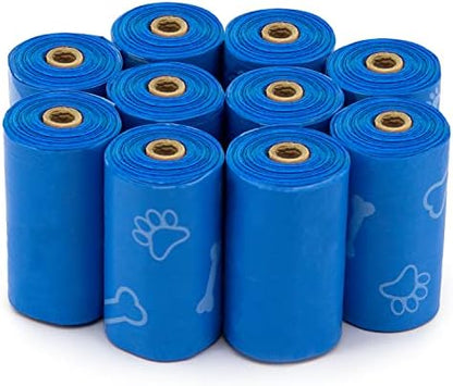 Best Pet Supplies Poop Bags for Dogs - Blue, 150 Count