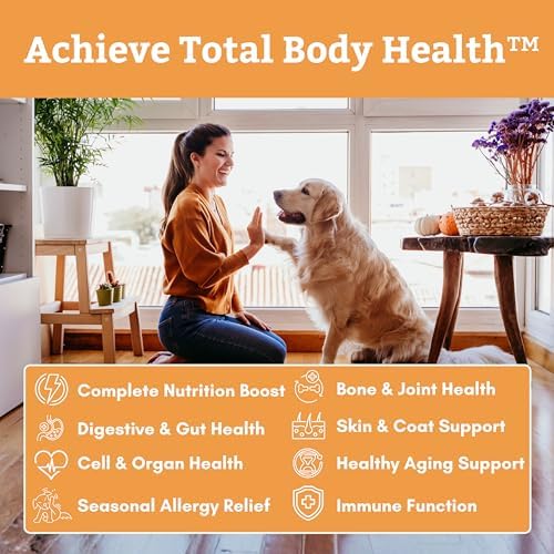 Organic Dog Vitamins with Organic Pumpkin Protein, 1 Lb, 45 Scoops