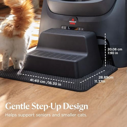 BISSELL CleanWell Stairs, Cat Stairs/Steps combatible with automated Litter Box, 4434