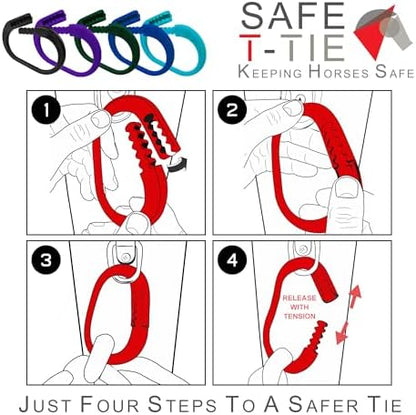 Kensington Protective Products Horse Tie — Revolutionary Safety for You and Your Horse — With a Quick Release Design For Use When Safety is A Concern — Sold 2 Per Pack