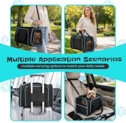 Soft-Sided Expandable Small Dog Carrier, Airline Approved for Traveling