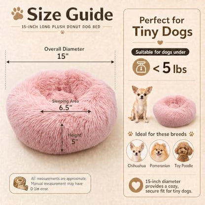 Tiny Dog Bed for Extra Small Dogs for Chihuahua Pomeranian Toy Poodle