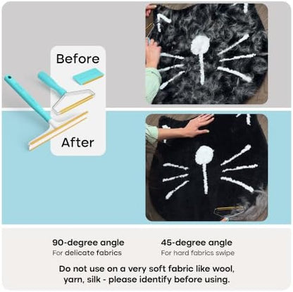 Uproot Clean Fur-Nado Survival Kit - Uproot Cleaner Pro Pet Hair Remover Tool + Mini & Max Variants - Pet Hair Removal Tool and Carpet Rake - Easy Cat & Dog Fur Scraper Bundle
