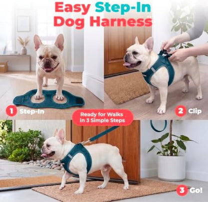 Voyager Step-in Air Dog Vest Harness - Blue, Large