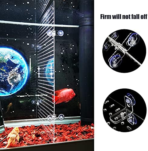 Fish Tank Divider 10/15/20/55 Gallon Clear, Aquarium Divider, Isolation Board with Suction Cups