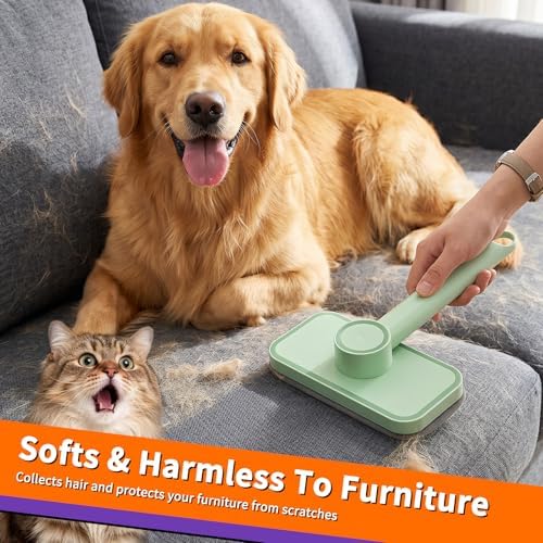 Pet Hair Removal Tool, Reusable Lint Brush for Multi-Fabric Edge