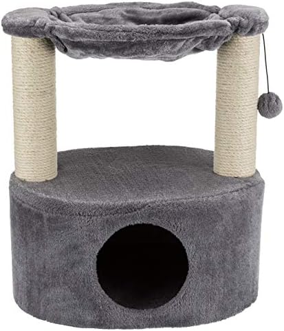 TRIXIE Baza Grande 23.6-in Cat Tree with Condo and Hammock, Gray