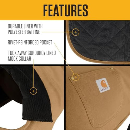 Carhartt Firm Duck Insulated Dog Chore Coat Deep Wine S