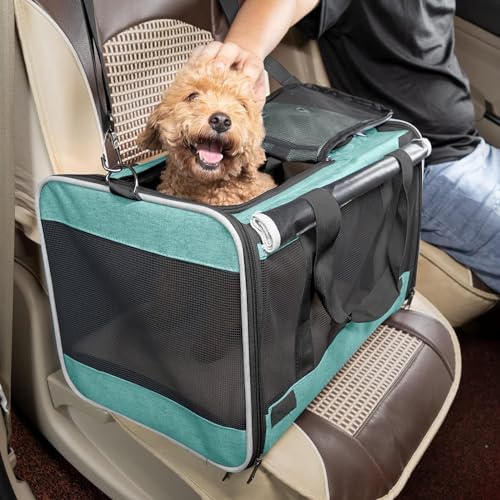 GAPZER Small Dog Carrier Yorkshire Puppy Softshell Chihuahua Transport Cage