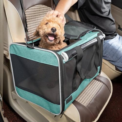 GAPZER Small Dog Carrier Yorkshire Puppy Softshell Chihuahua Transport Cage