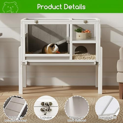 2-Story Guinea Pig Cage for Small Animals with Stand