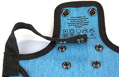 DOWN UNDER OUTDOORS Medium-Large Chicken Saddle Hen Apron Saver (Blue)
