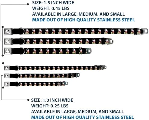 Dog Collar Seatbelt Buckle Jasmine Aladdin Carpet Ride Jasmine Poses Flowers 13 to 18 Inches 1.5 Inch Wide