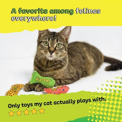 Yeowww! Stinkies Catnip Toy, Stars (Pack of 2)