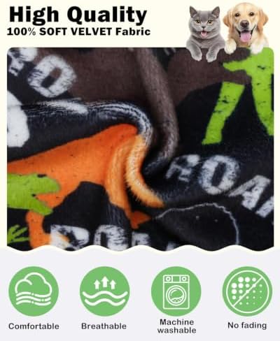 CuteBone Dinosaur Costume Dog Pajamas, Stretchy Spandex Crystal Velvet Sleepwear Coat for Small Dogs, Soft & Warm Pet Outfit Clothes for Cold Weather, Cozy Pullover Design COSP21XL