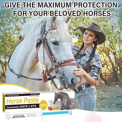 12 Pack Equine Paste 1.87% (6.08g Each)– Apple Flavored Oral for Horse