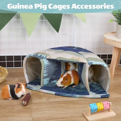 Unicorn Catcher Washable Guinea Pig Hideout Large Cozy Bed for Small Pets