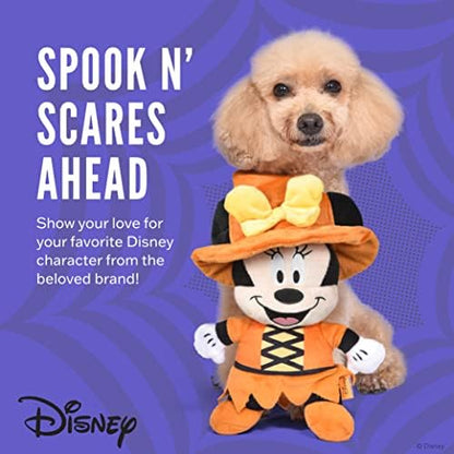 Disney for Pets 9" Halloween Plush Minnie Mouse Toy for Dogs | Minnie Mouse Plush Dog Toy | Disney Toys for All Dogs, Official Dog Toy Product of Disney for Pets