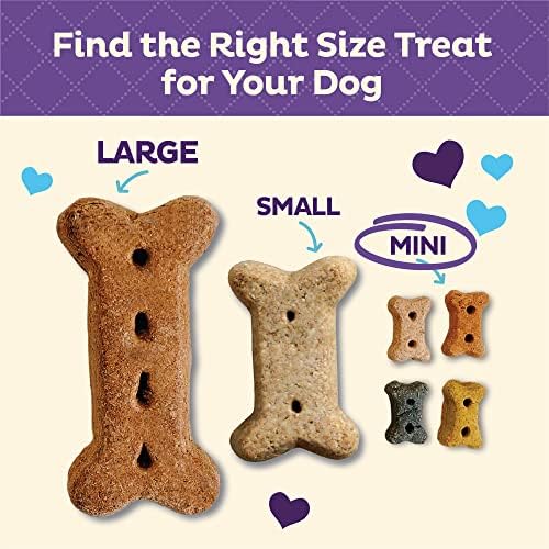 Old Mother Hubbard by Wellness Classic Natural Puppy Treats, Crunchy Oven-Baked Biscuits, Ideal for Training, Mini Size Dog Treats, 20 Ounce Bag (Pack of 2)