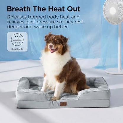 Bedsure Cooling XL Dog Bed for Extra Large Dogs with Washable Cover