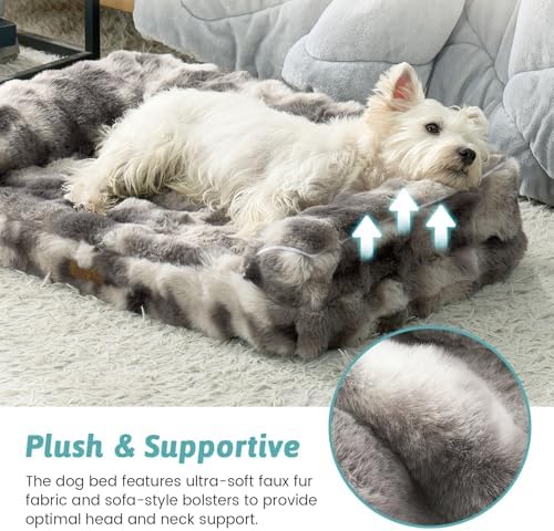 COZY KISS Orthopedic Large Dog Bed, Washable Pet Bed