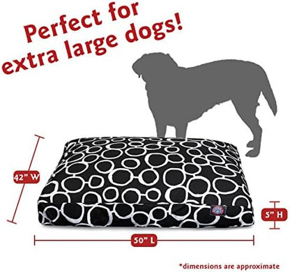 Majestic Pet Fusion Black X-Large Rectangle Bed