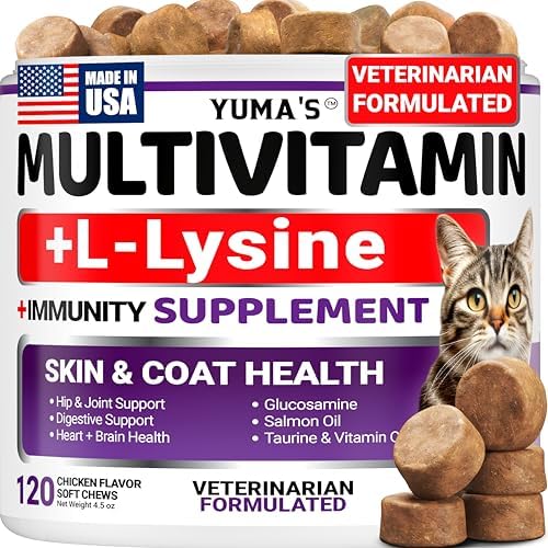 Cat Multivitamin Chews - Cat Vitamins and Supplements - Taurine & Lysine