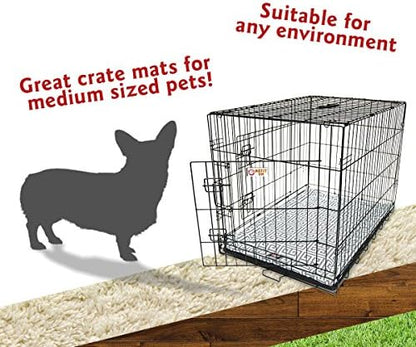 36" Towers Gray Crate Dog Bed Mat By Majestic Pet Products
