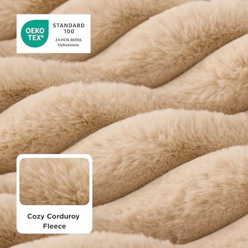 Bedsure ComfyFleece™ Fluffy Balanced Support XL Dog Bed for Crate,41x27