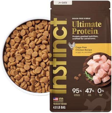 Instinct Ultimate Protein Dry Cat Food, Cage Free Chicken, 4 lb. Bag