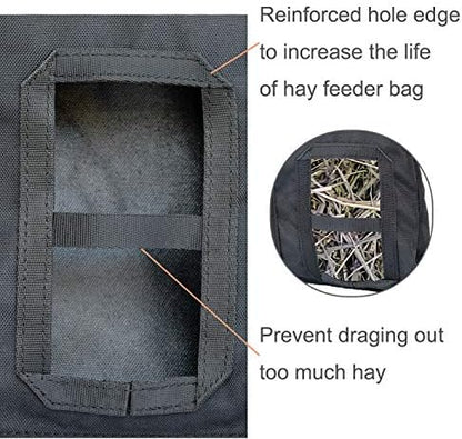 Rabbit Hay Feeder Guinea Pig Hay Feeder Bag Bunny Hay Holder Storage for Small Animal Chinchilla Hamsters
