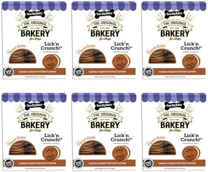 Three Dog Bakery Lick'n Crunch! Dog Treats - 13 oz - 6 Pack