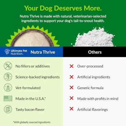 Ultimate Pet Nutrition Nutra Thrive Canine Multivitamin Powder, Pack of 3