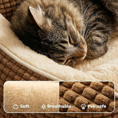 Veehoo Square Small Dog Bed, Orthopedic Dog Bed Washable Couch Sofa, 24"