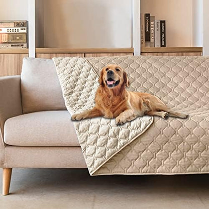 gogobunny Waterproof Dog Blankets for Large Dogs, Pet Bed Cover Breathable