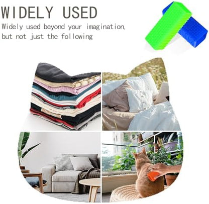 2pcs Pet Dog Cat Hair Remover, Pet Hair Removal Tool, Hollow Cleaner Brush for car，Interior, Furniture, Sofa
