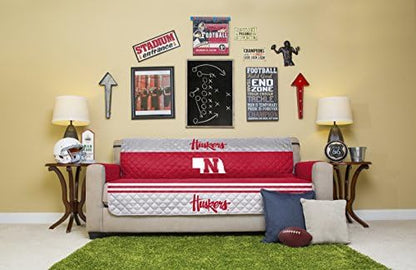 Pegasus Sports NCAA Microfiber Furniture Protector Cover with Elastic Straps