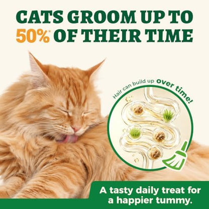 Wellix Cat Grass Treats with Catnip, Hairball & Digestive Support, 13.05 oz