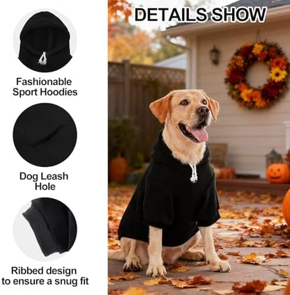EXPAWLORER Dog Hoodies for Small Medium Large Dogs,Thanksgiving Turkey XL