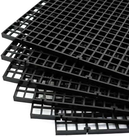 24 Pcs Aquarium Fish Tank Divider Plastic Egg Crate, S