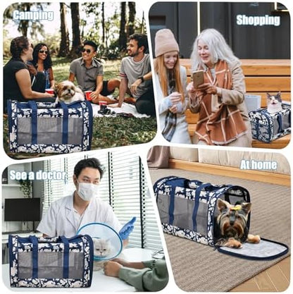 Soft-Sided Kennel Pet Carrier, Airline Approved Travel Handbag