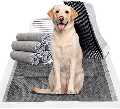 Fhiny Pee Pads for Dogs, 24" x 36" 20 PCS Extra Large Disposable Puppy Pads Leak-Proof Super Absorbent Charcoal Potty Training Pad with Quick-Dry Surface for Dogs Puppies Cats Kittens or Small Pets