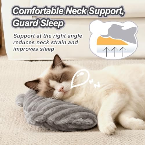 Dog Calming Pillow,Soft and Neck-Friendly,Washable Pet Neck Pillows,11"x8"