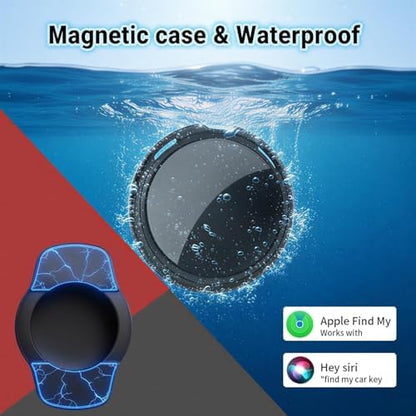 GPS Tracker for Vehicles Find My iOS Only No Monthly Fee Magnetic Case Tags