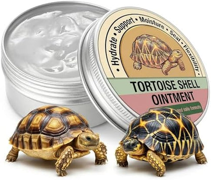 Tortoise Shell Conditioner for Polish Cleaner - Tortoise Shell Balm Wax Restore Shine Repair Care for Sulcata, African Spurred, Russian, Hermann's 2.6 Oz