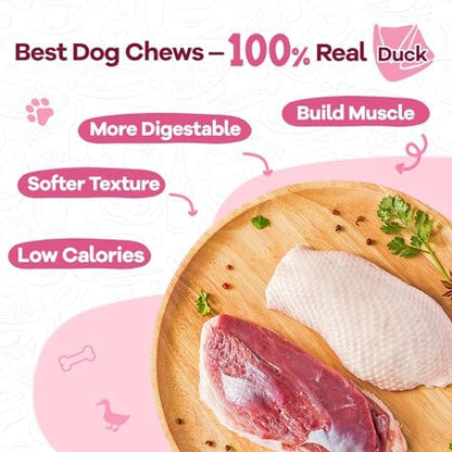PAWUP Duck Wrapped Bones Dog Treats, 12.5 oz