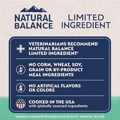 Natural Balance Limited Ingredient, Chicken & Sweet Potato, 4 lb