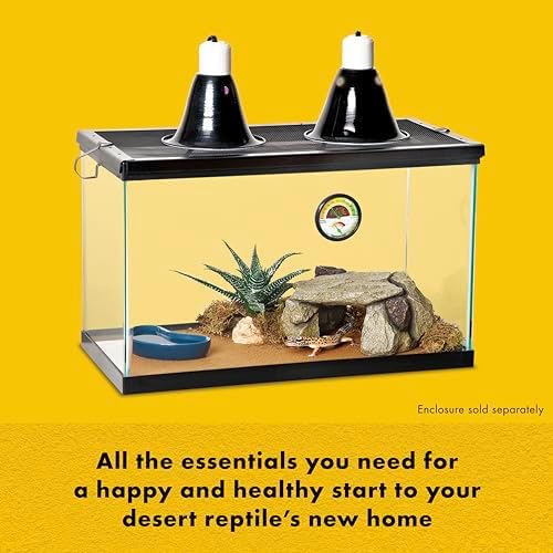 Zilla Desert Habitat Accessory Kit for Snakes, Terrarium Starter Kit