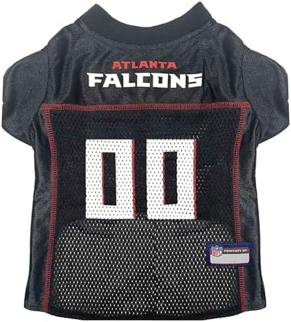 Pets First NFL Atlanta Falcons Dog Jersey, Size X-Small, Football Shirt Costume for Pet, Dog Sports T-Shirt, NFL Team Clothing for Cats, Licensed Pet Apparel Available in 7 Sizes and 32 Teams