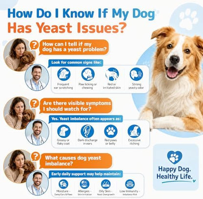 Yeast Infection Treatment for Dogs, Carmelie Ear Paw Itch Discomfort Care